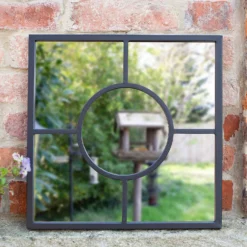 Black Square Garden Mirror -Cheap Grove Sanctuary Store 13965928 1915001706777428