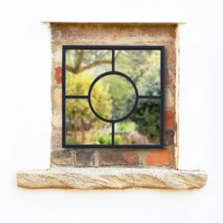 Black Square Garden Mirror -Cheap Grove Sanctuary Store 13965928 3525001706825623