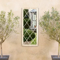 Lattice Stone Effect Garden Mirror 6 Lattice Stone Effect Garden Mirror -Cheap Grove Sanctuary Store 13965929 1095001706622292