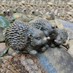Bronze Look Hedgehog Family Garden Ornament -Cheap Grove Sanctuary Store 13965951 6055014597051638