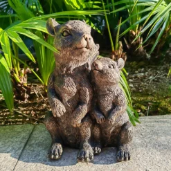 Bronze Look Squirrel Family Garden Ornament -Cheap Grove Sanctuary Store 13965954 2035014597262265
