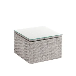 Alexandria Rattan Effect Garden Corner Sofa Set - Ash Grey 11 Alexandria Rattan Effect Garden Corner Sofa Set - Ash Grey -Cheap Grove Sanctuary Store 13971225 7715022704506515