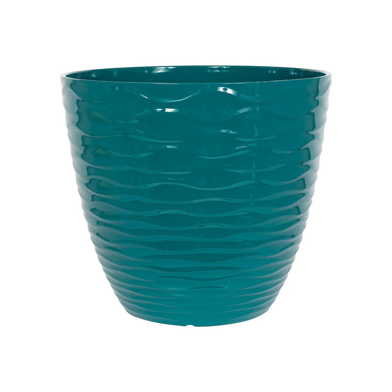 Wave Pot Teal - 33cm 1 Wave Pot Teal - 33cm