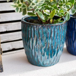 Chiswick Textured Pot Green - 18cm 9 Chiswick Textured Pot Green - 18cm -Cheap Grove Sanctuary Store 13973631 7305011239350721