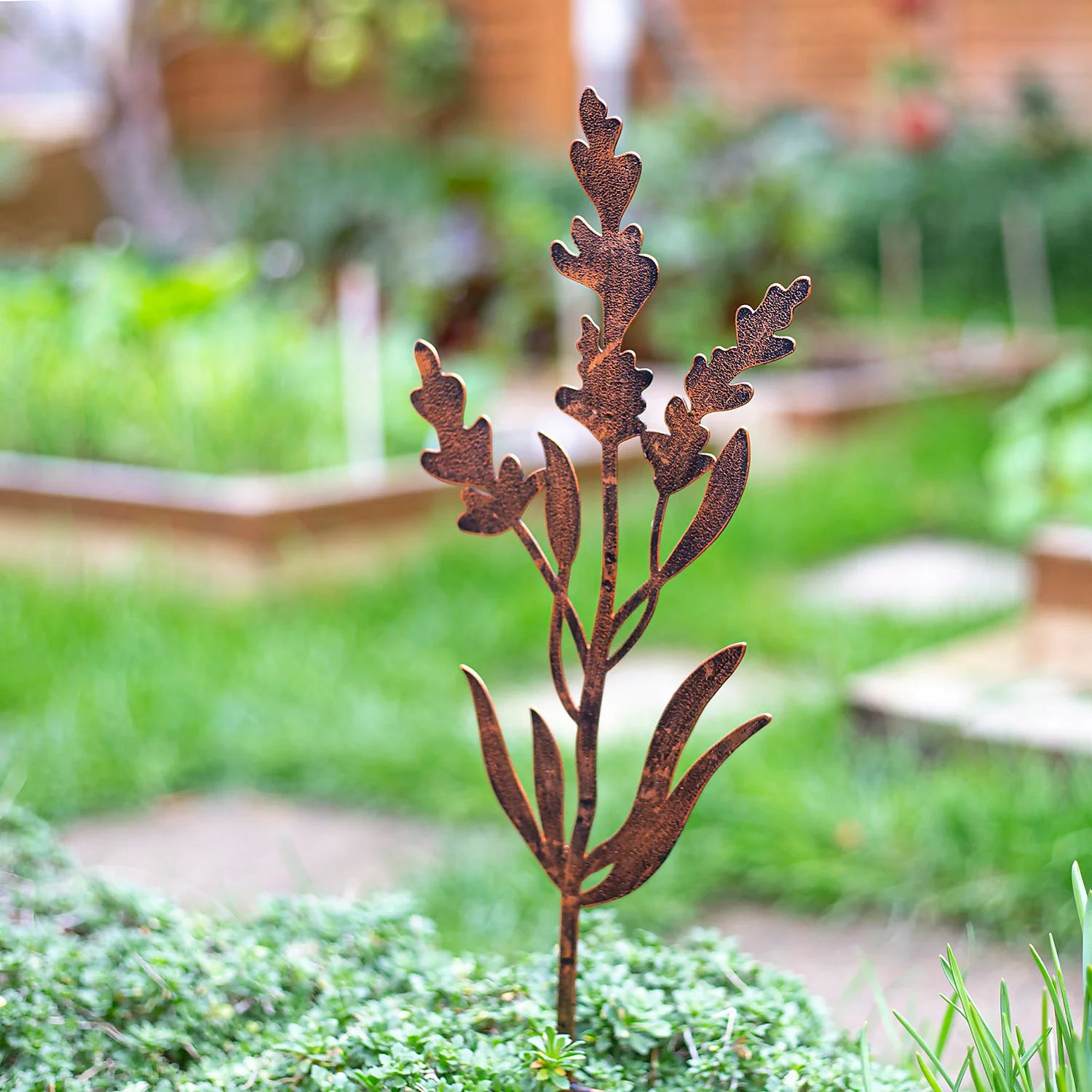 Floral Bronze Ground Stakes - 45cm (Assorted Designs) 3 Floral Bronze Ground Stakes - 45cm (Assorted Designs) - Image 3