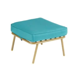 Omari Metal Garden Corner Sofa Set - Teal & Gold 16 Omari Metal Garden Corner Sofa Set - Teal & Gold -Cheap Grove Sanctuary Store 14005699 1405022704726583