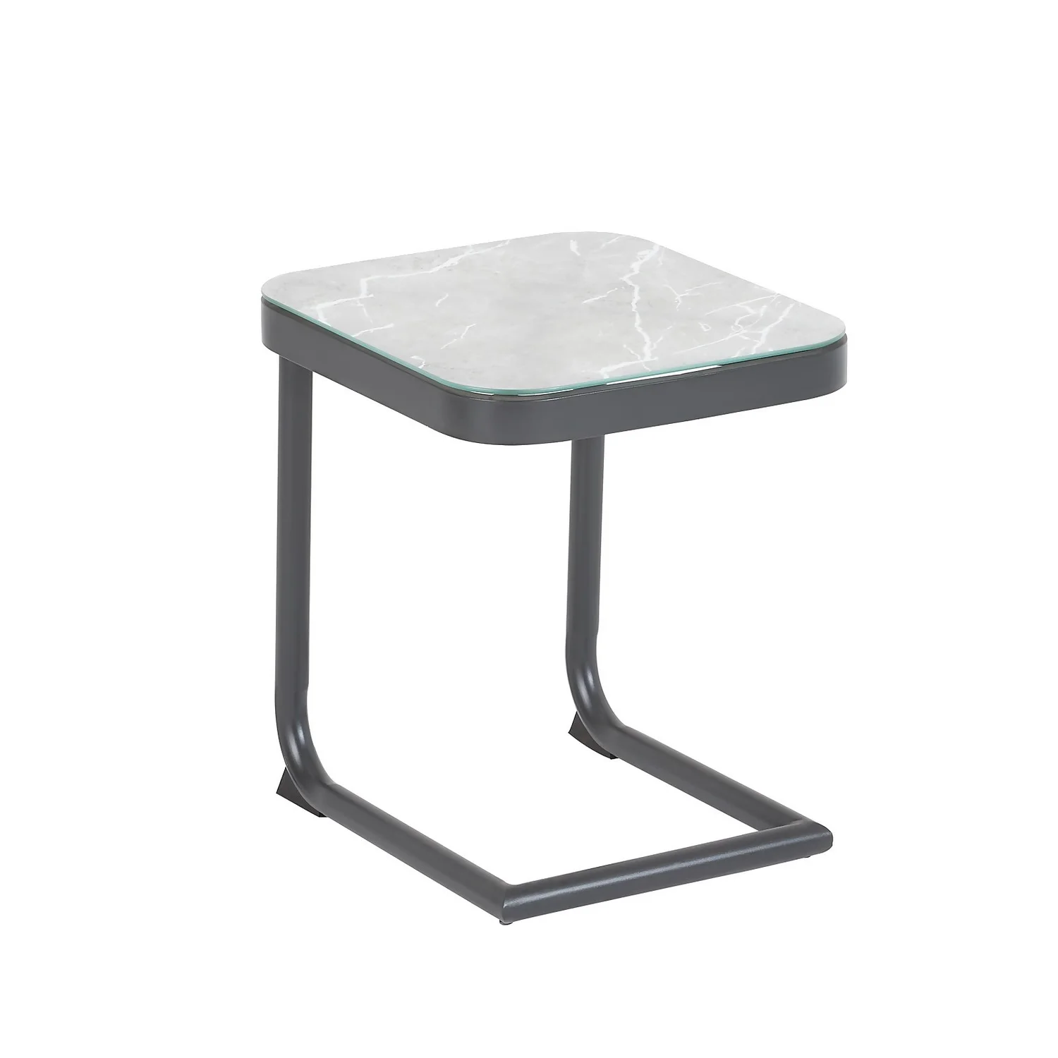 Heba Grey Metal Garden Corner Sofa Set 9 Heba Grey Metal Garden Corner Sofa Set - Image 9