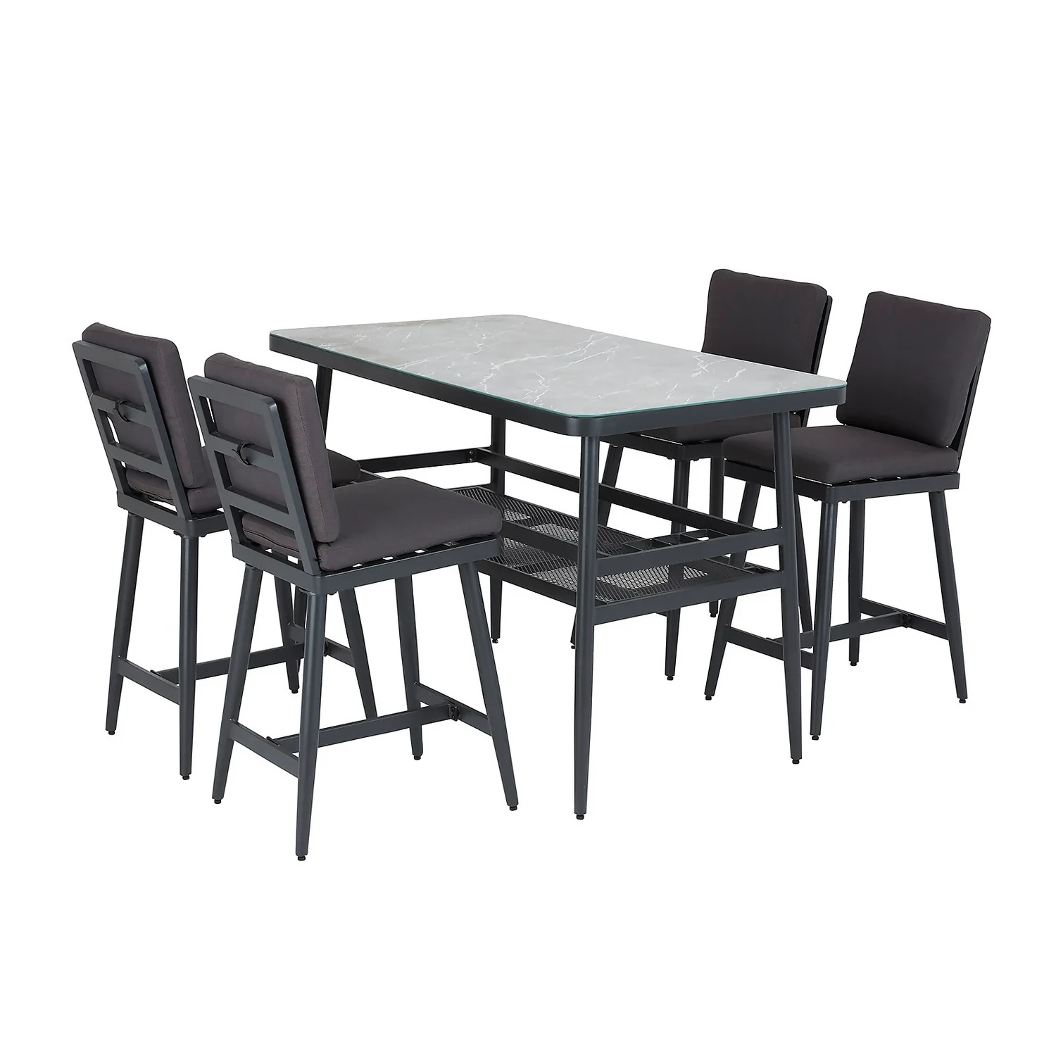 Heba 4 Seater Garden Bar Set 2 Heba 4 Seater Garden Bar Set - Image 2