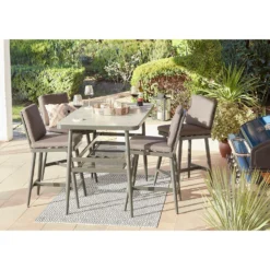 Heba 4 Seater Garden Bar Set 12 Heba 4 Seater Garden Bar Set -Cheap Grove Sanctuary Store 14005704 3325022638928765