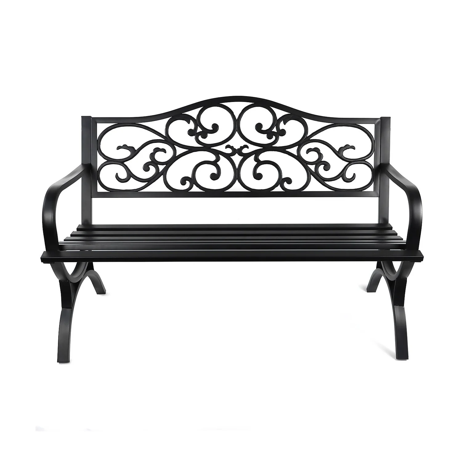 Ornate Metal Garden Bench 1 Ornate Metal Garden Bench