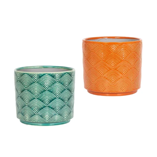 Art Deco Indoor Plant Pot - 12cm -Cheap Grove Sanctuary Store 14197411 1455024232183297