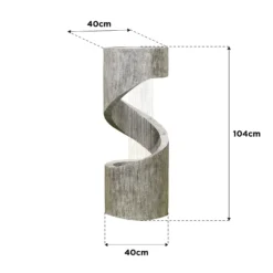 Stylish Fountain Spiral Showers Water Feature With LEDs 5 Stylish Fountain Spiral Showers Water Feature With LEDs -Cheap Grove Sanctuary Store 14519354 4325047822566918