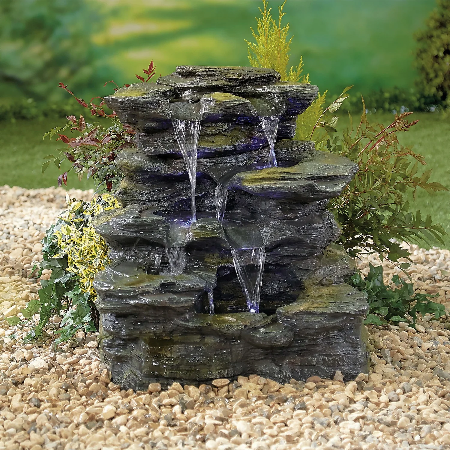 Stylish Fountain Como Springs Water Feature With LEDs 2 Stylish Fountain Como Springs Water Feature With LEDs - Image 2
