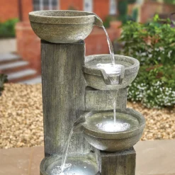 Stylish Fountain Ash Columns Water Feature With LEDs 9 Stylish Fountain Ash Columns Water Feature With LEDs -Cheap Grove Sanctuary Store 14519359 4105047822611828