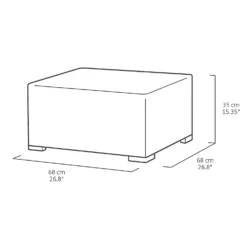 Keter California 3 Seater Outdoor Garden Furniture Chaise Longue - Graphite With Grey Cushions 11 Keter California 3 Seater Outdoor Garden Furniture Chaise Longue - Graphite With Grey Cushions -Cheap Grove Sanctuary Store 14539593 1105041802348280